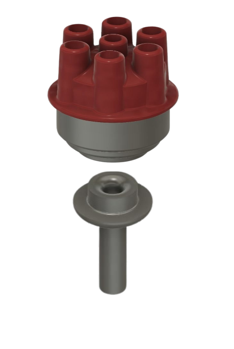 6 Cyl Distributor 2 piece