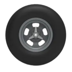 Rear wheel of Vintage Champ car - Image 2