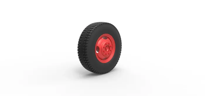 Front wheel of Pickup Truck Scale