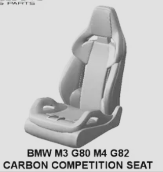 BMW M3 G80 M4 G82 Competition Seat