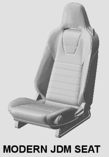 Modern JDM Seat