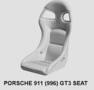 Porsche 911 (996generation) GT3 Seat