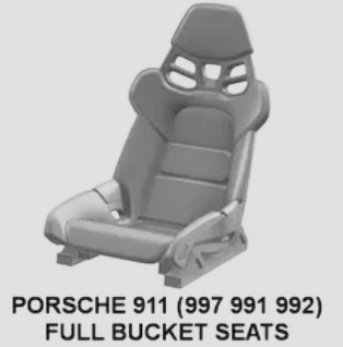 Porsche 911 (997-991-992generation) Full Bucket Seat
