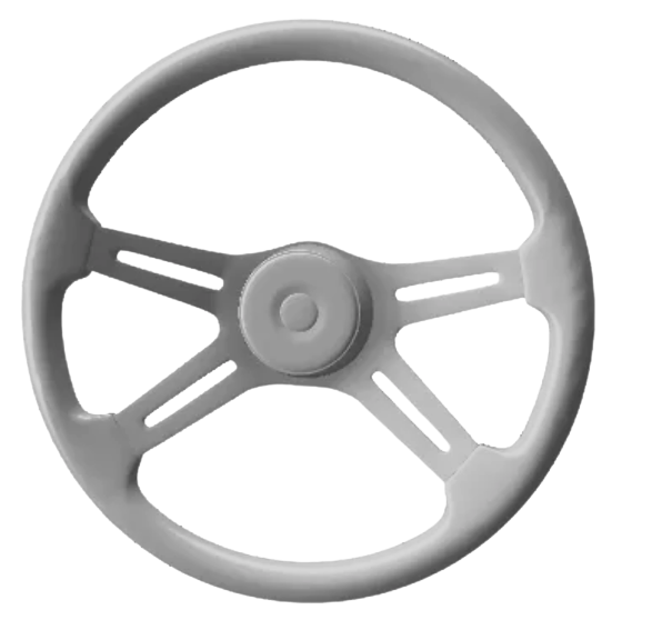 SEMI TRUCK 4 SPOKE STEERING WHEEL