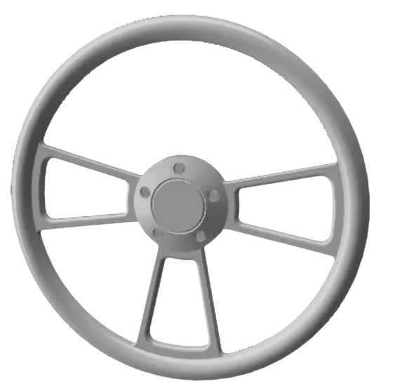 SEMI TRUCK CUSTOM STEERING WHEEL 1