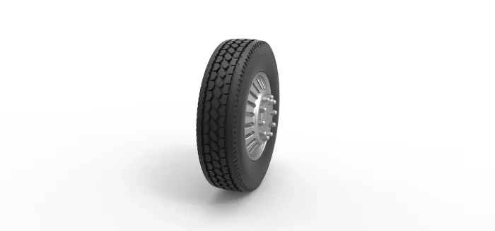 Front Custom wheel for semi truck V12 - Image 2