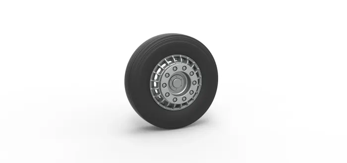 Front wheel of racing semi truck Version 2