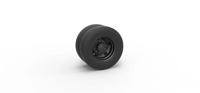 Rear 5 Hole double wheel of Vintage School bus