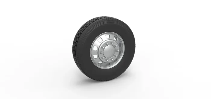 Front 10 Square Hole double wheel of semi truck Scale