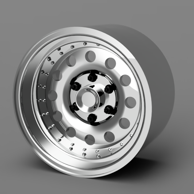15″ American Racing AR62 with Cooper Discoverer A/T Tires