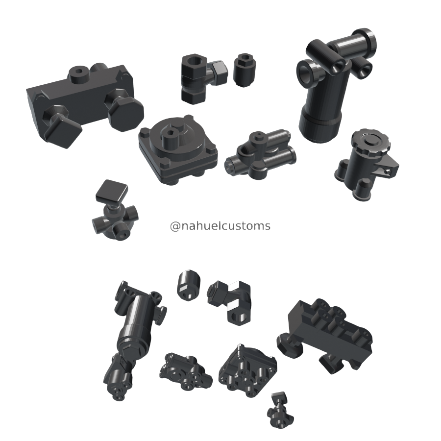 AIR BRAKE SYSTEM – VALVE SET FOR HAULER – TRAILER – TRUCK- RIG